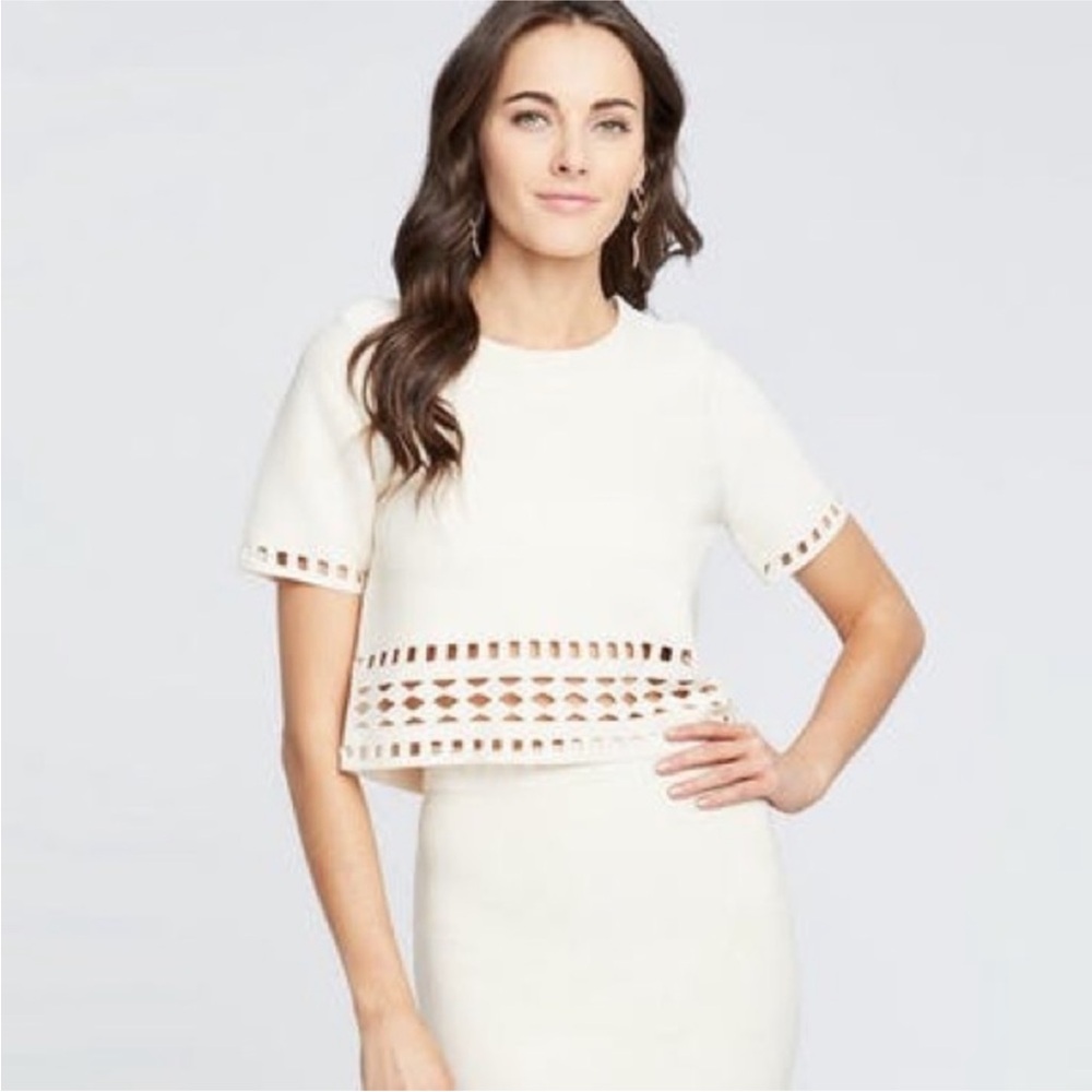 Rachel Roy cream two piece